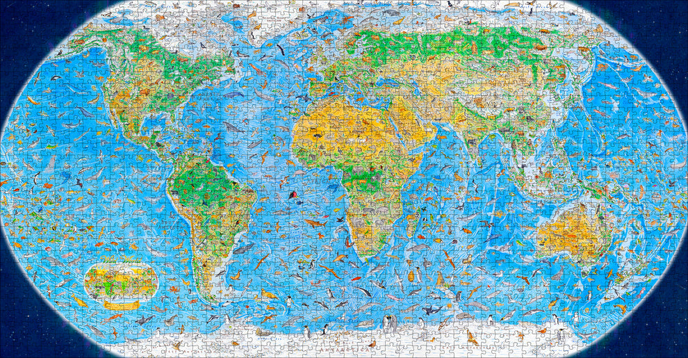 Wild World 1500 Piece Jigsaw Puzzle - gallery view 2