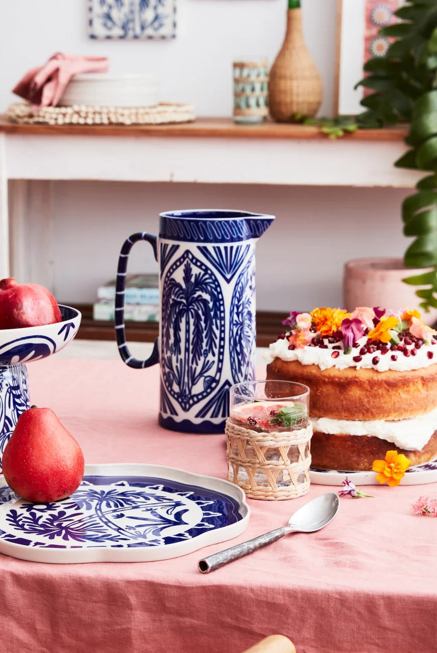 Del Soleil Jug - Blue - Magpie Style