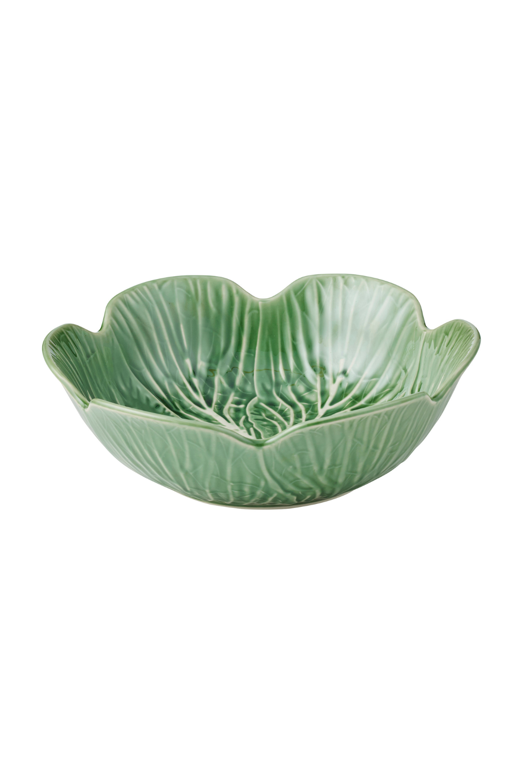 Large Cabbage Ceramic Bowl - Green - Magpie Style