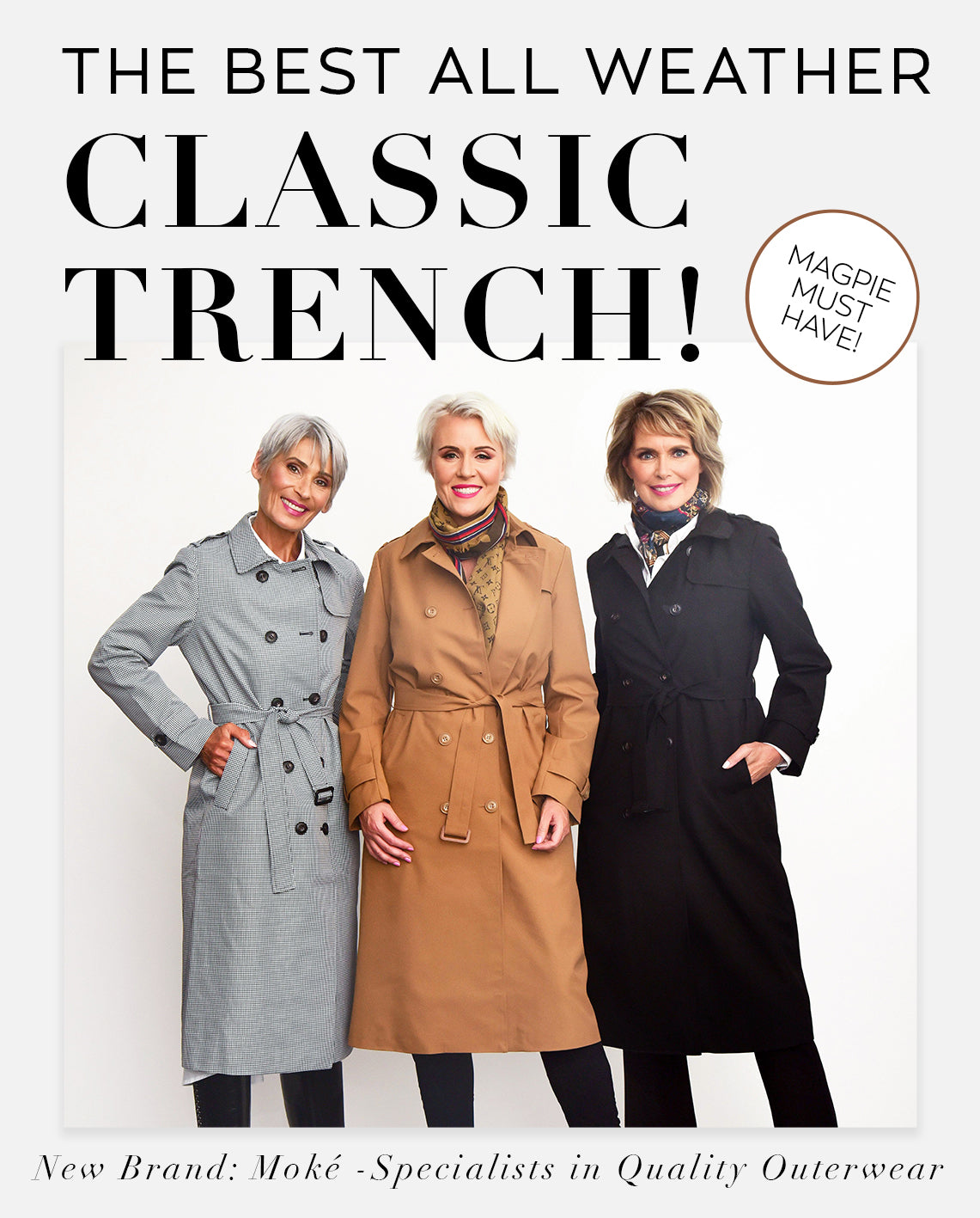 Classic Trench Coats! A Magpie Must Have!