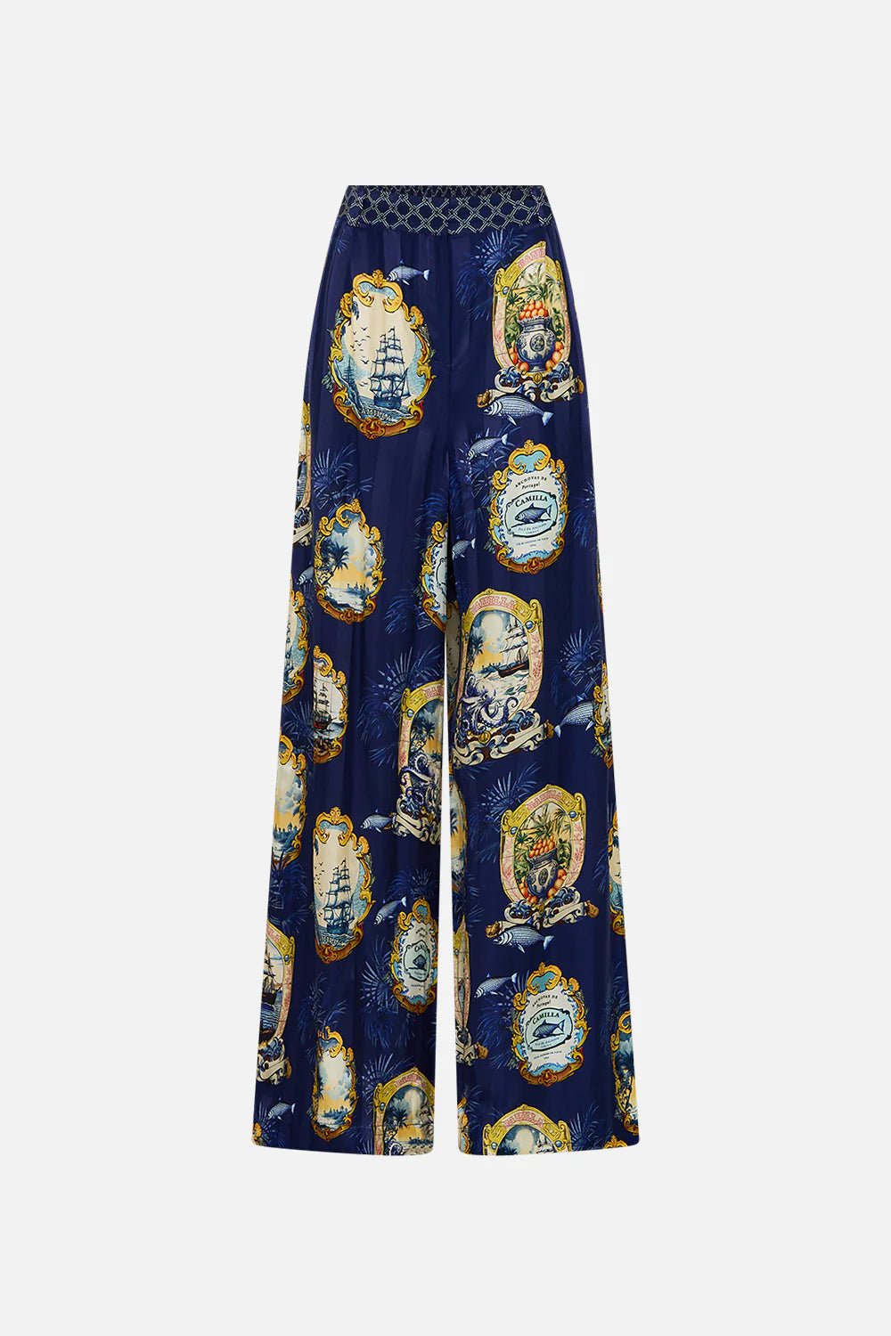 CAMILLA Wide Leg Waisted Pant - Song of Saint Anthony - Magpie Style