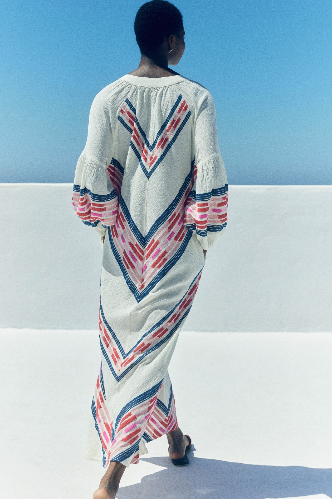 DEVOTION TWINS Beloved Long Dress - Navy/Red - Magpie Style