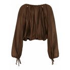 DEVOTION TWINS Petit Blouse - CHOCOLATE