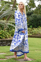 CURATE Little Swish Sunshine Dress - Blue Tile