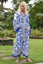 CURATE Little Swish Sunshine Dress - Blue Tile