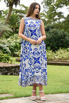 CURATE Smooth Ride Dress - Blue Tile