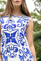 CURATE Smooth Ride Dress - Blue Tile