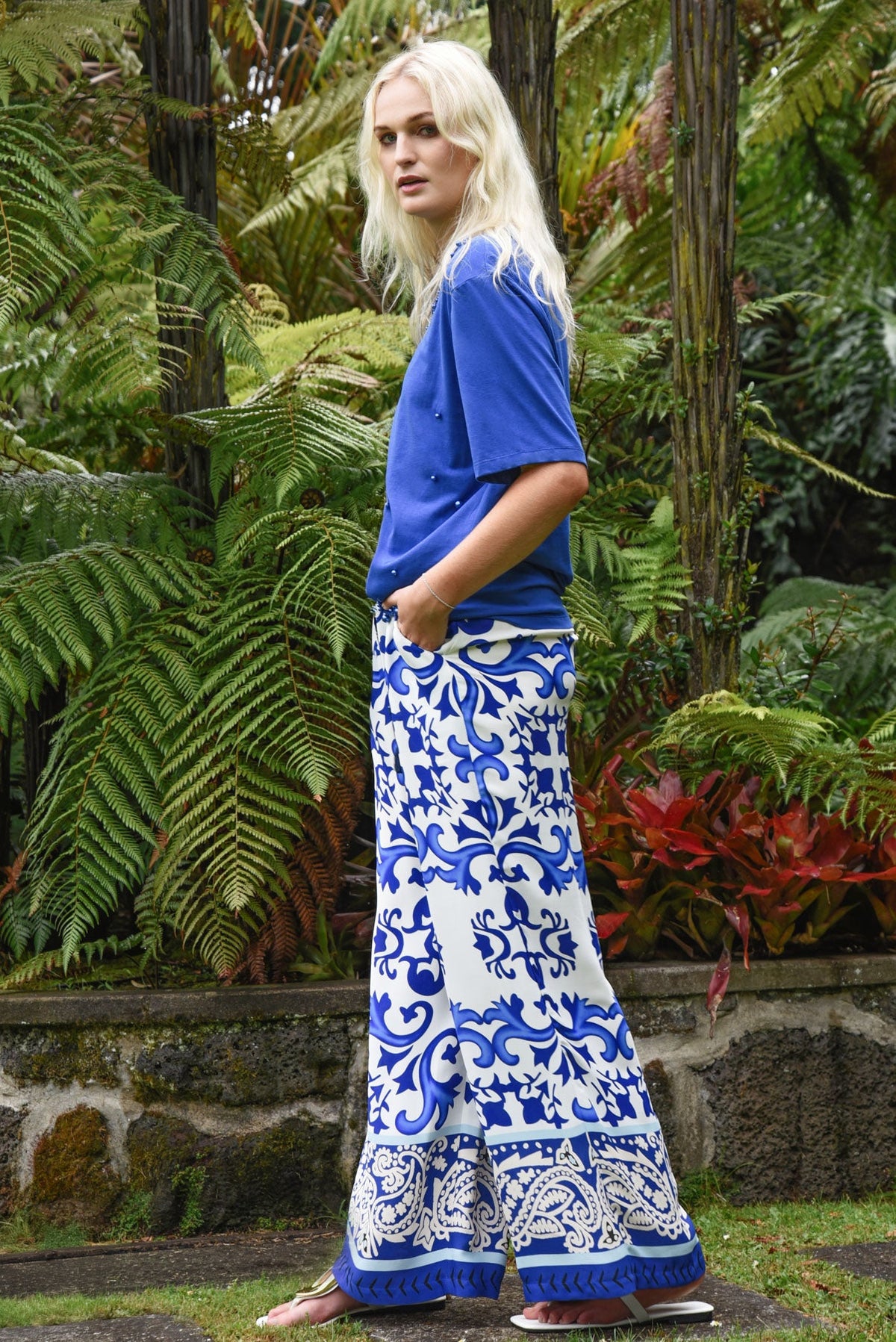 CURATE Take Your Lead Pant - Blue Tile