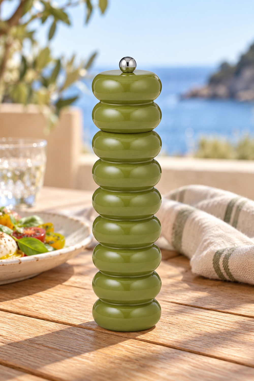 Olive Bubble Salt & Pepper Grinder