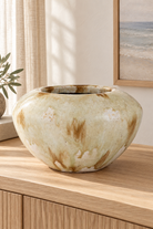 Cora Ceramic Vase styled in a sunlit coastal home; Coast to Coast OD6291