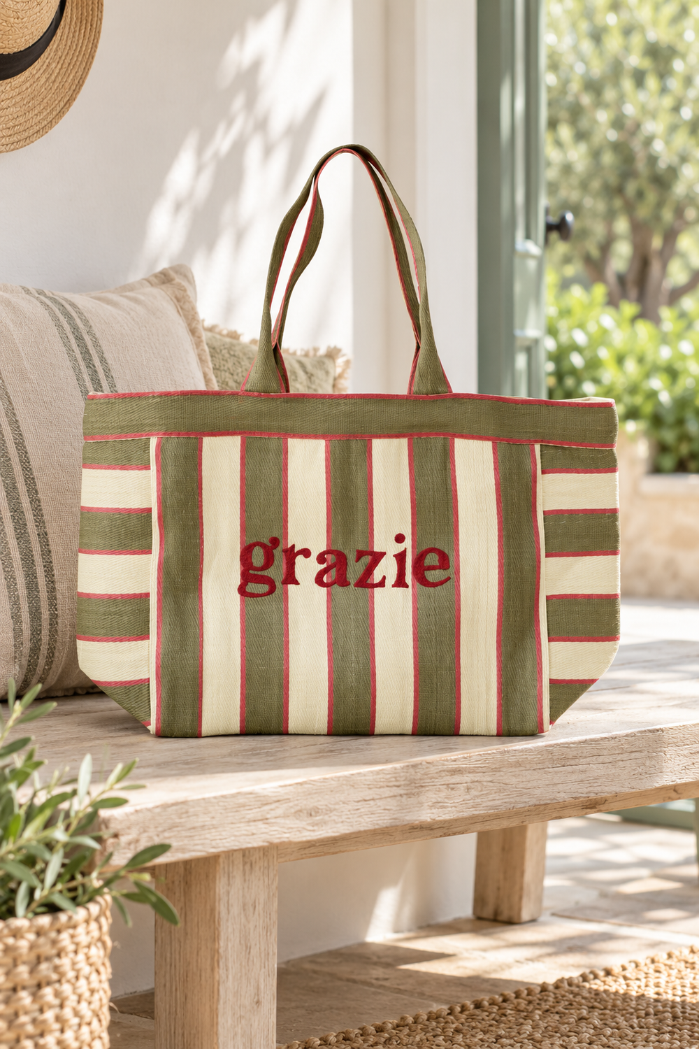 Grazie Recycled Large Tote