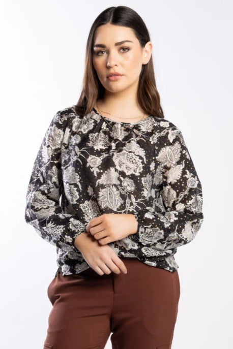 DRAMA THE LABEL Knightly Top - Hollyhock - Magpie Style