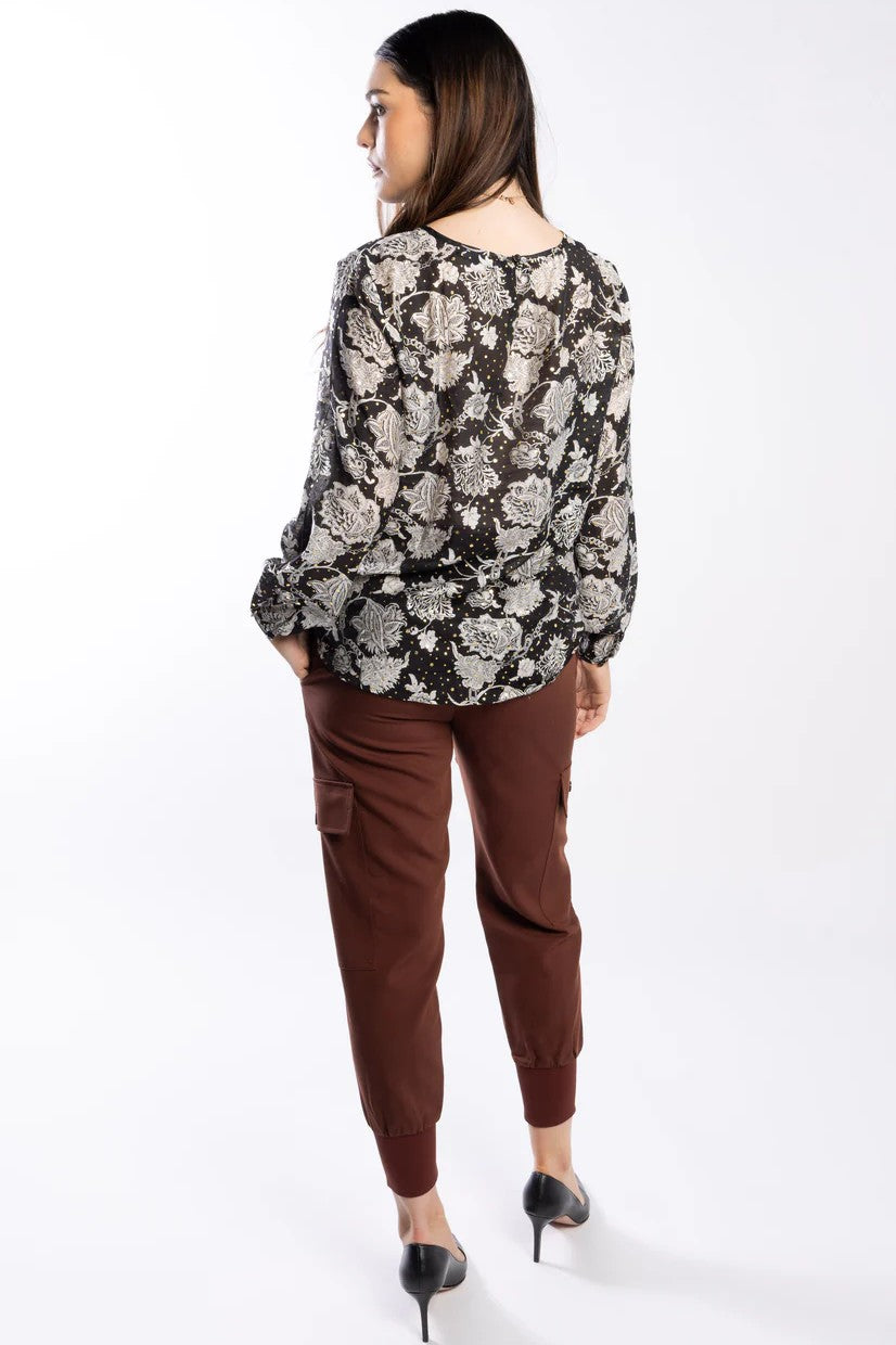 DRAMA THE LABEL Knightly Top - Hollyhock - Magpie Style