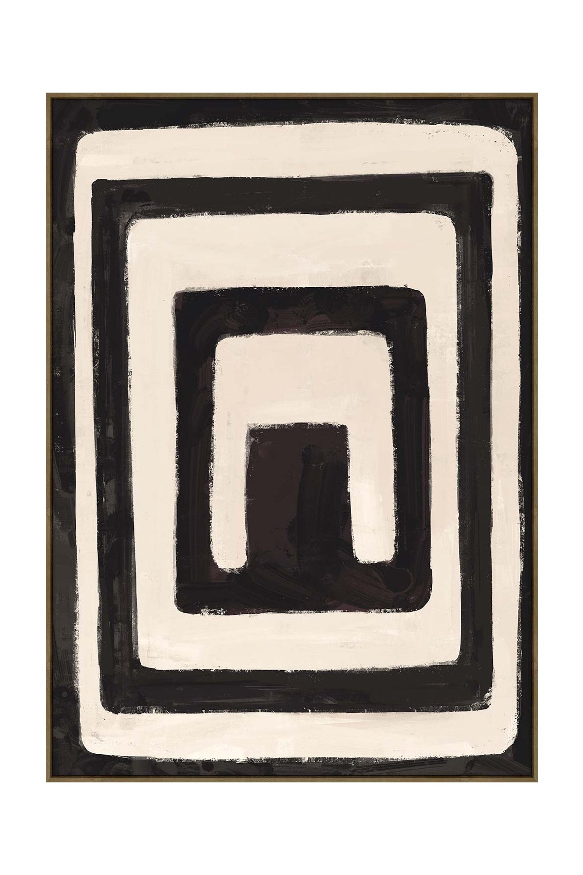 Billie Graphic Black and Sand Print - Magpie Style