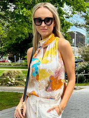 LOUGHLIN Delfoy Blouse - Water Colour