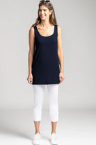 PAULA RYAN ESSENTIALS Easy Fit Singlet - Long - Merino