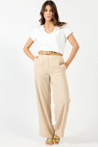 DRAMA THE LABEL Aspire Pant - Beige - Magpie Style