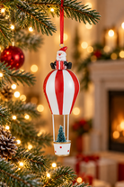 Balloon with Tree Hanging Decoration - Red & White styled in a warm festive home; Coast to Coast XM0661