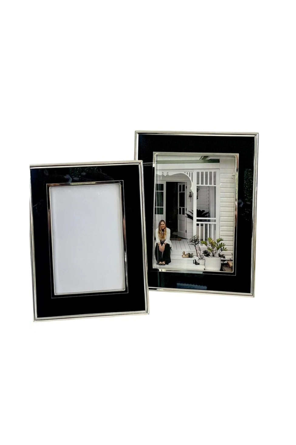 Black & Silver Frame 4x6 - Magpie Style