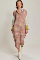 ME369 Athena Shipibo Collar Dress - Magpie Style