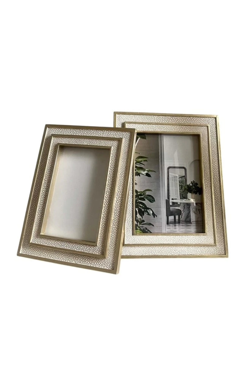 Chelsea Gold Textured Frame 4x6 – Magpie Style