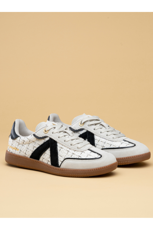 ASFVLT Elite Classic Sneaker - Black/Grey Tweed - Magpie Style