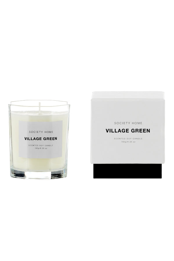SOCIETY HOME - Village Green Scented Soy Candle 180g - Magpie Style