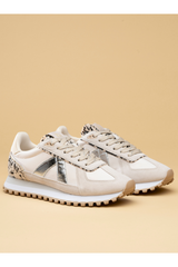 ASFVLT Gate Sneaker - Tan/Silver