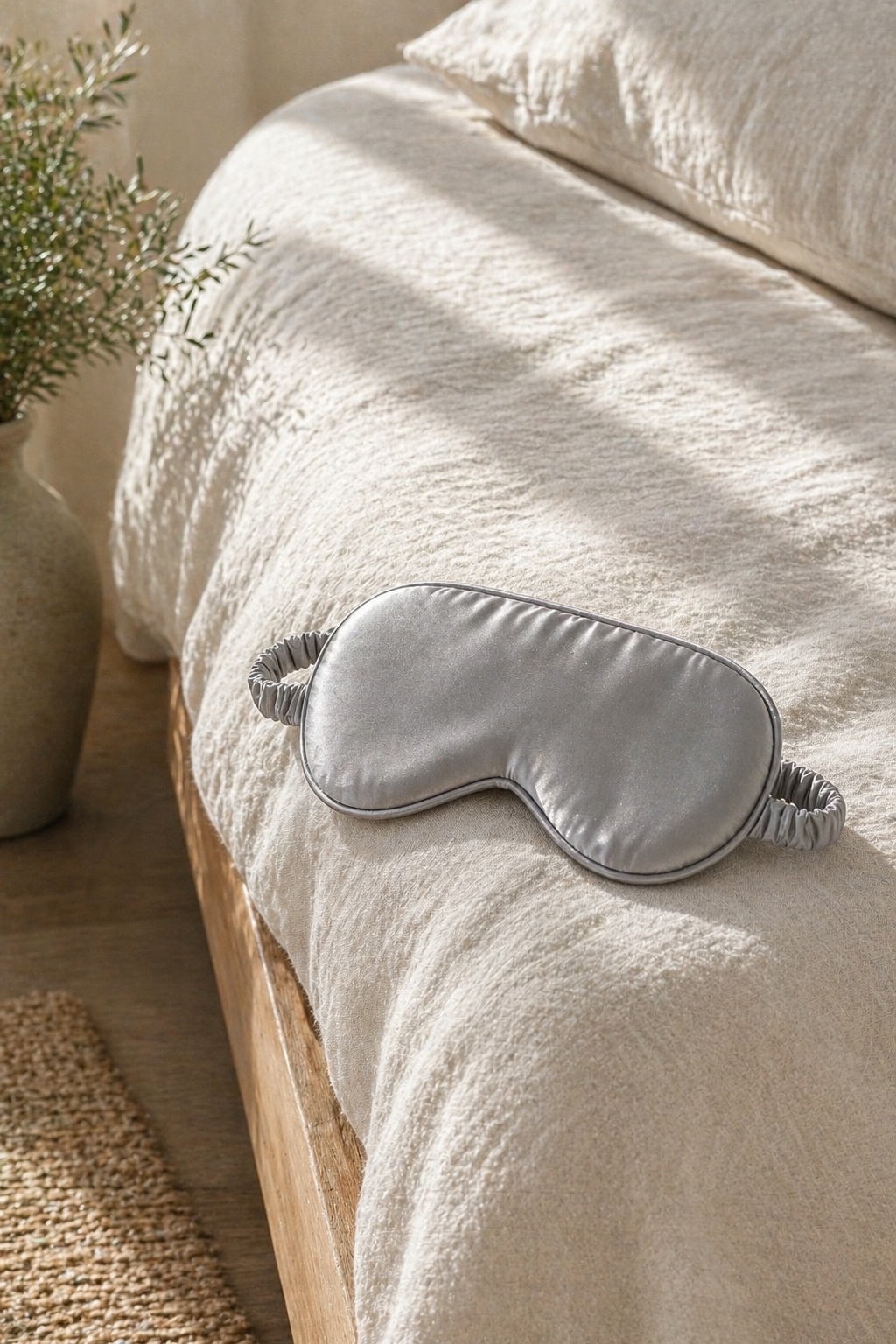 SILK SENSATION - Eye Mask - Silver - Paula Ryan