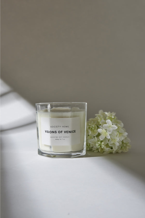 SOCIETY HOME - Visions of Venice Scented Soy Candle 400g - Magpie Style