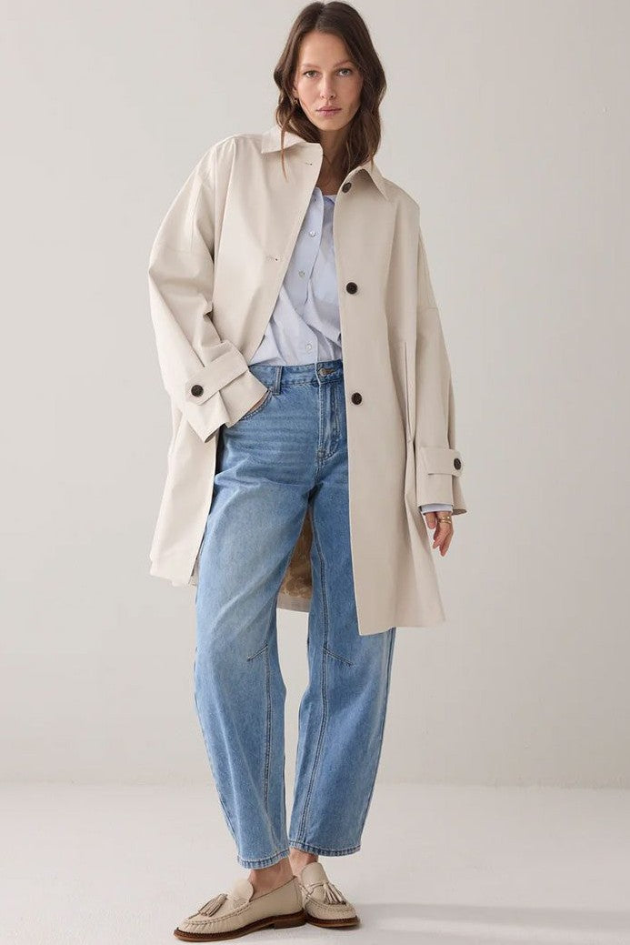 SUMMUM Oversized Jacket - Ivory