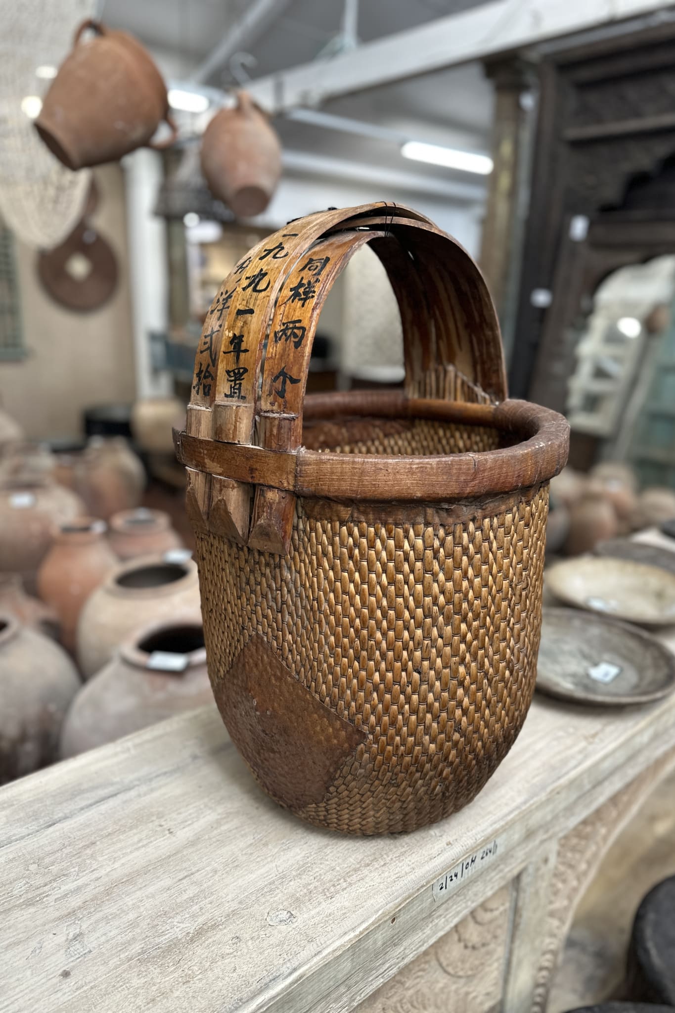 Vintage Harvest Basket - Cabbage - Magpie Style
