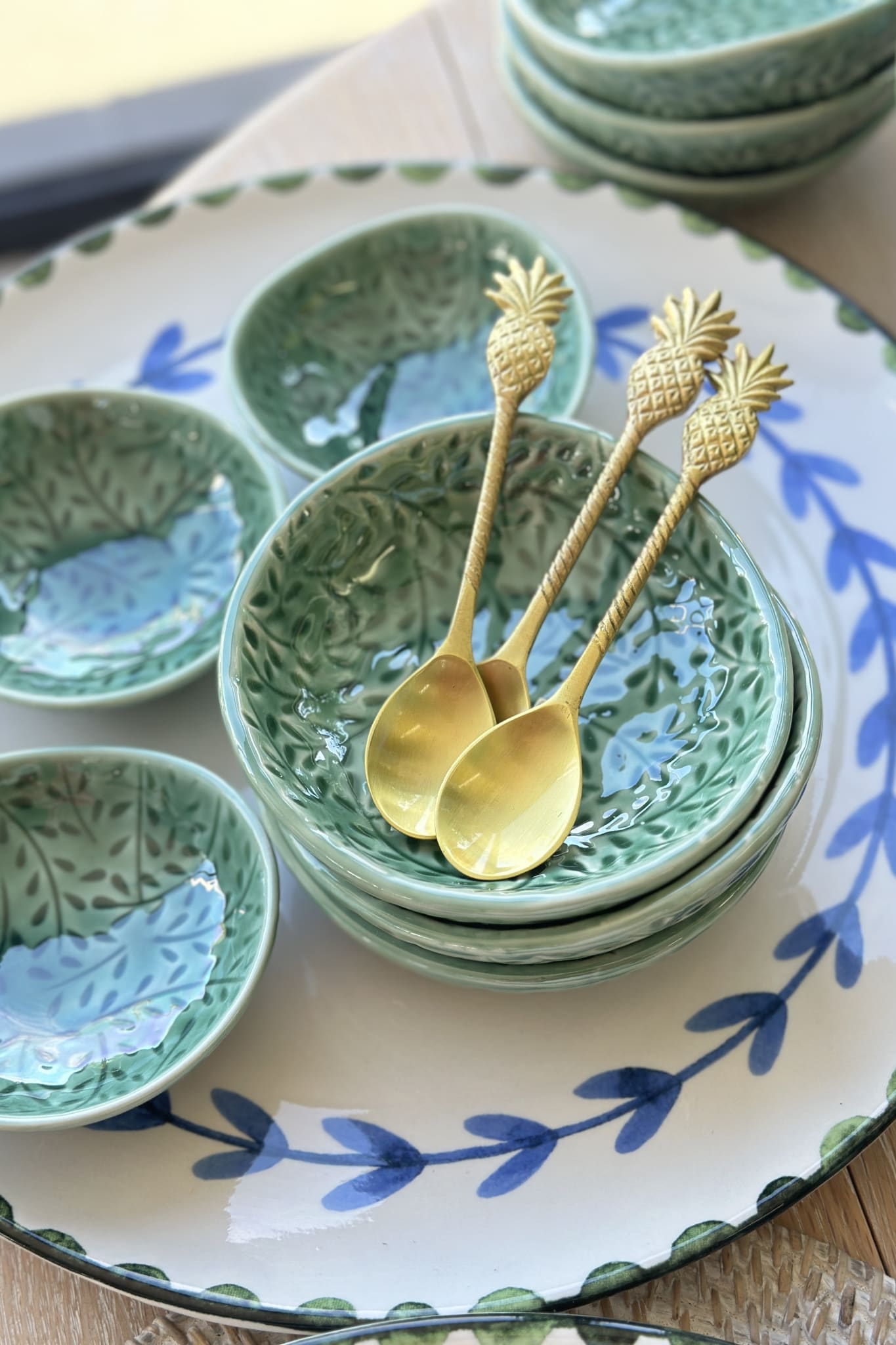 Pineapple Isle Brass Spoon - Teaspoon - Magpie Style