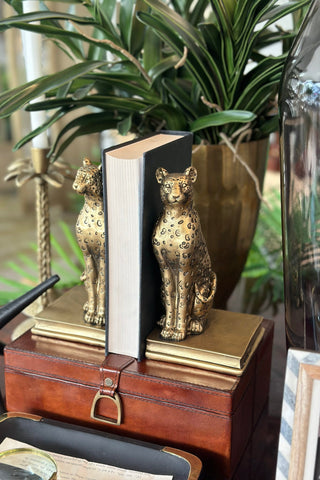 Kruger Leopard Bookends Set/2