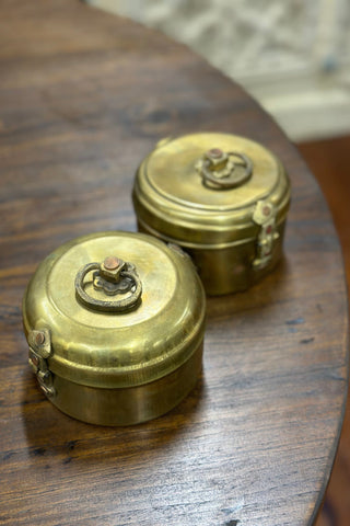 Mini Brass Chapati Box
