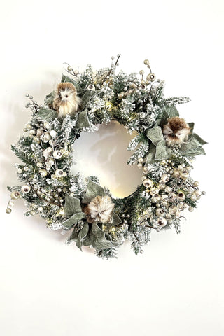 Woodlands Bespoke Wreath (with Lights)