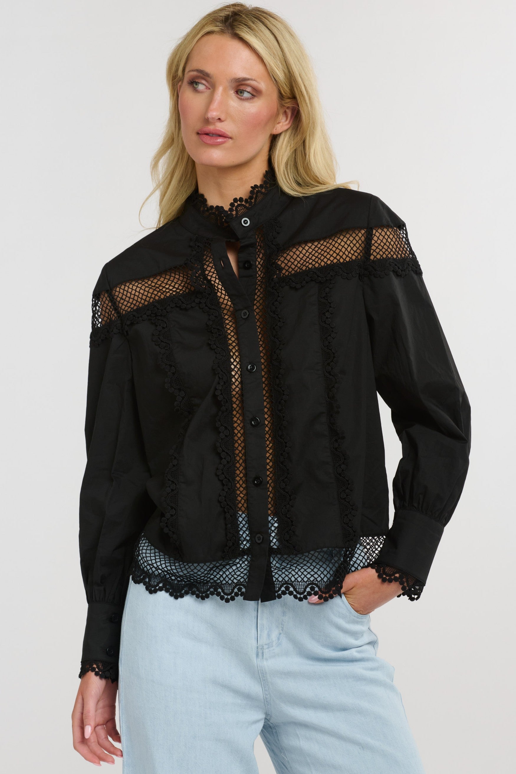 365 DAYS Victoria Blouse - Licorice - Magpie Style