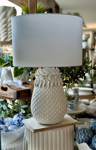 White Pineapple Lamp