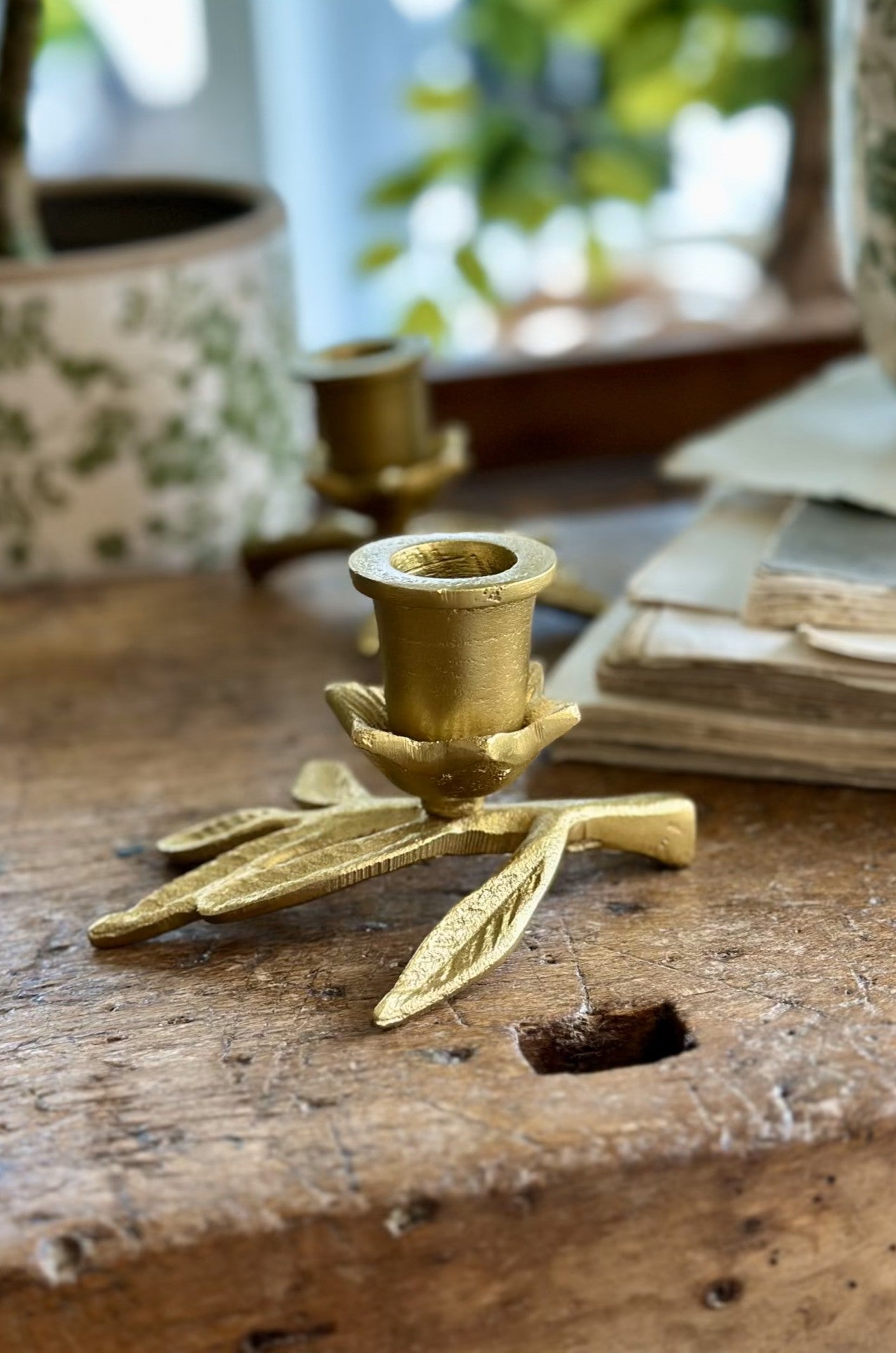Botanical Taper Candleholder - Magpie Style