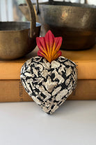 Medium Heart with Milagrios - Magpie Style