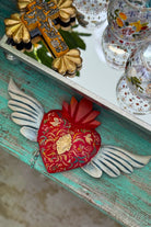 Large Heart with Milagrios - Magpie Style