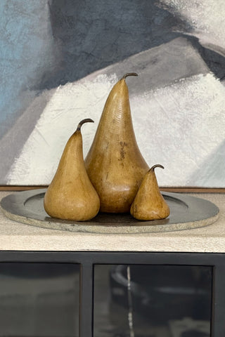 Large Natural Marble Pear