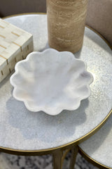 Flora Sculpted Marble Bowl - Sml
