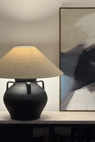 Tuscan Style Wide Lamp