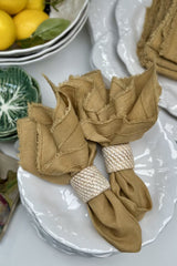 Old Gold Linen Napkin