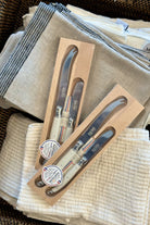 LAGUIOLE Debutant Cheese Knife Set 2pcs White - Magpie Style