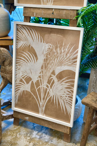 Calathea Frame Glass Print