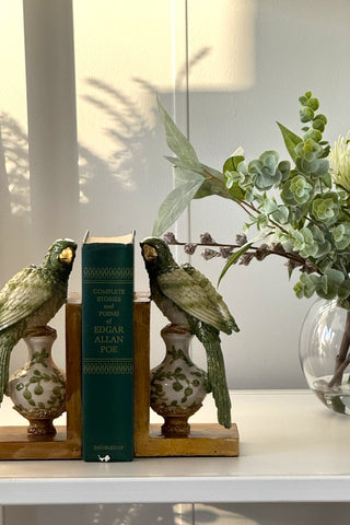 Parrot Resin Bookends