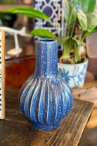 Specks Ceramic Vase - Blue - Magpie Style