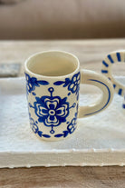 Bernisse Mug - Blue/White Floral - Magpie Style